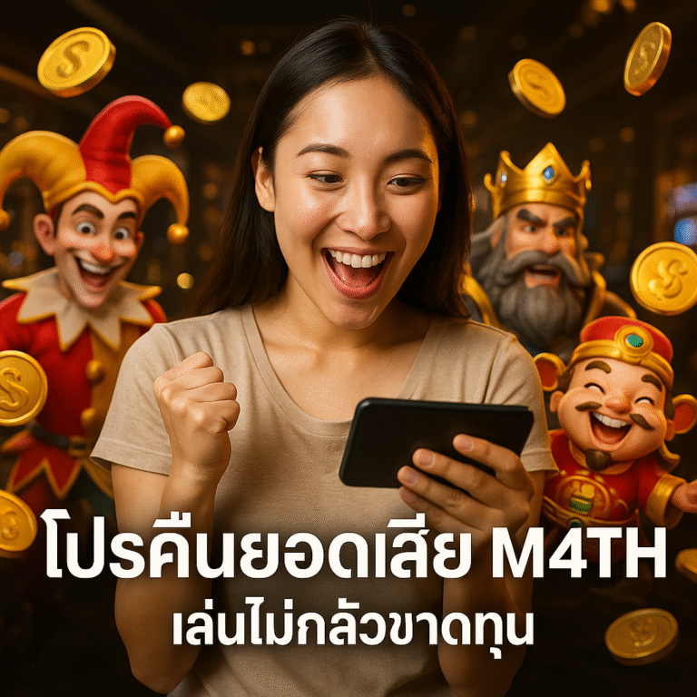 โปรคืนยอดเสีย M4TH เล่นไม่กลัวขาดทุน