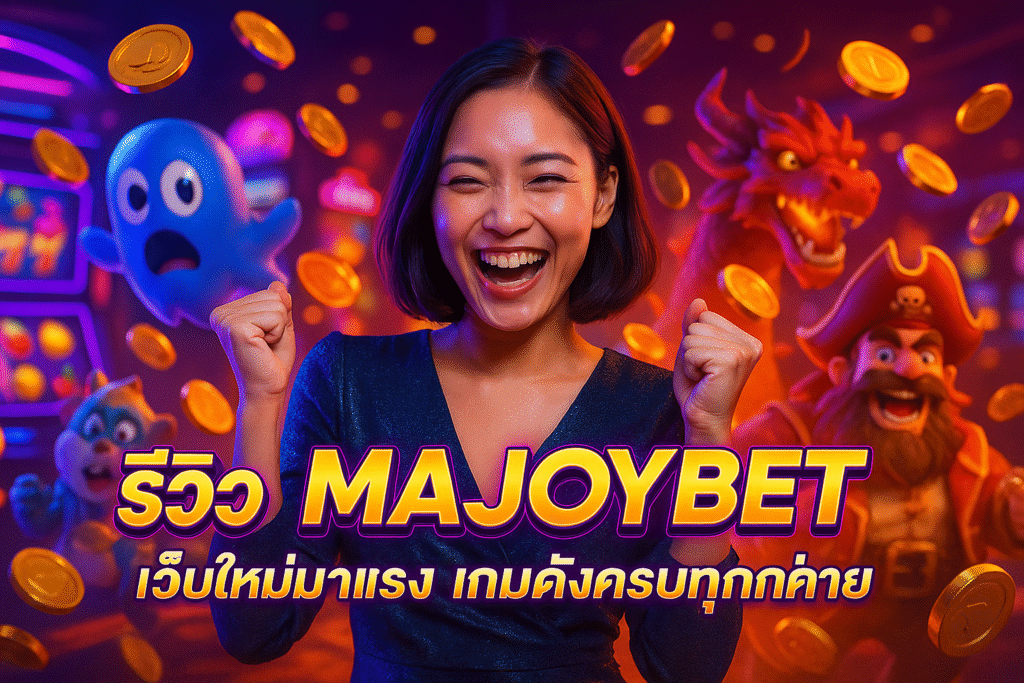 รีวิว MAJOYBET เว็บใหม่มาแรง เกมดังครบทุกค่าย