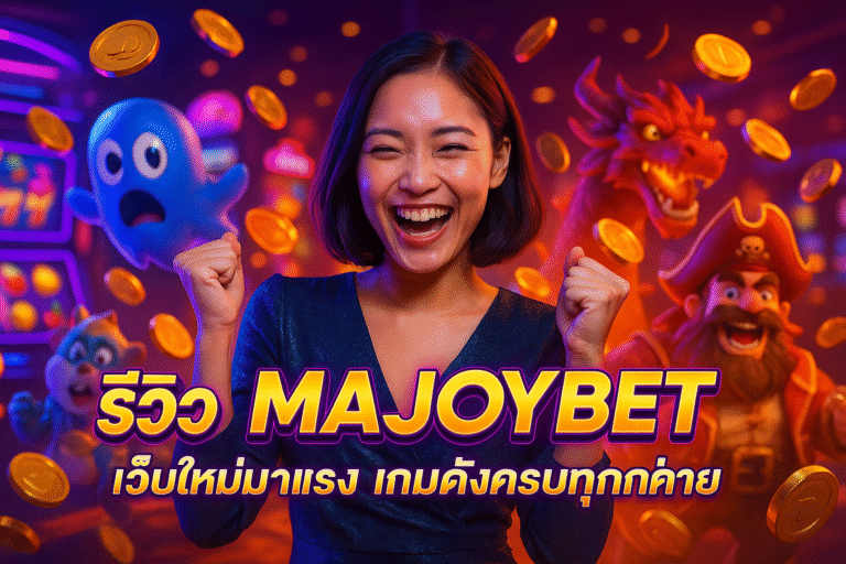 รีวิว MAJOYBET เว็บใหม่มาแรง เกมดังครบทุกค่าย